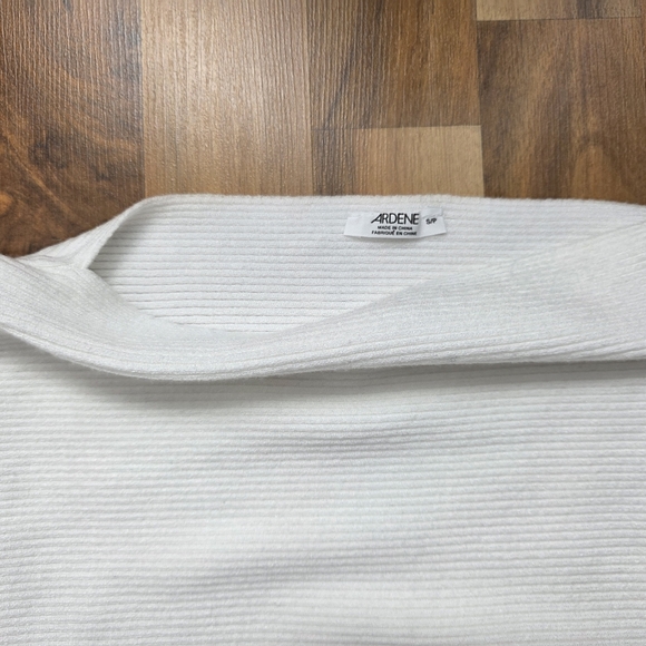 Ardene White Ribbed Top - Picture 2 of 4